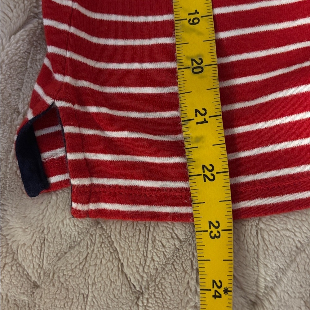 Ralph Lauren  Red and White Striped Tee - Picture 6 of 14